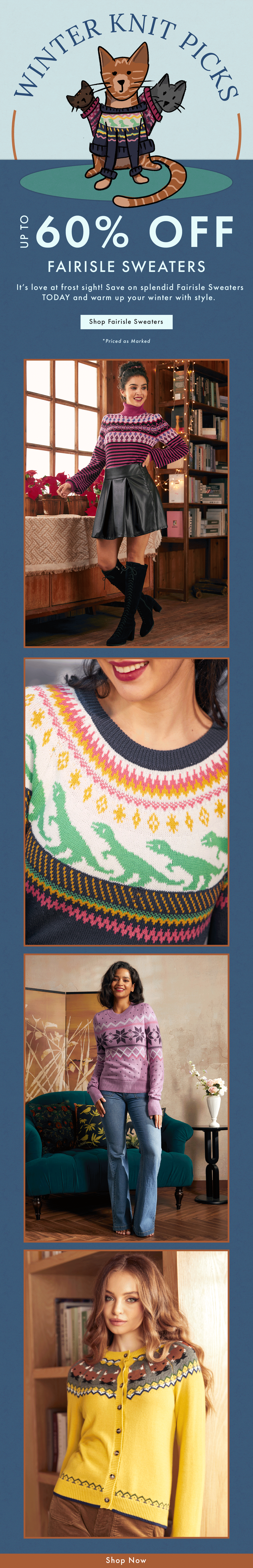 ModCloth Sweater Sale