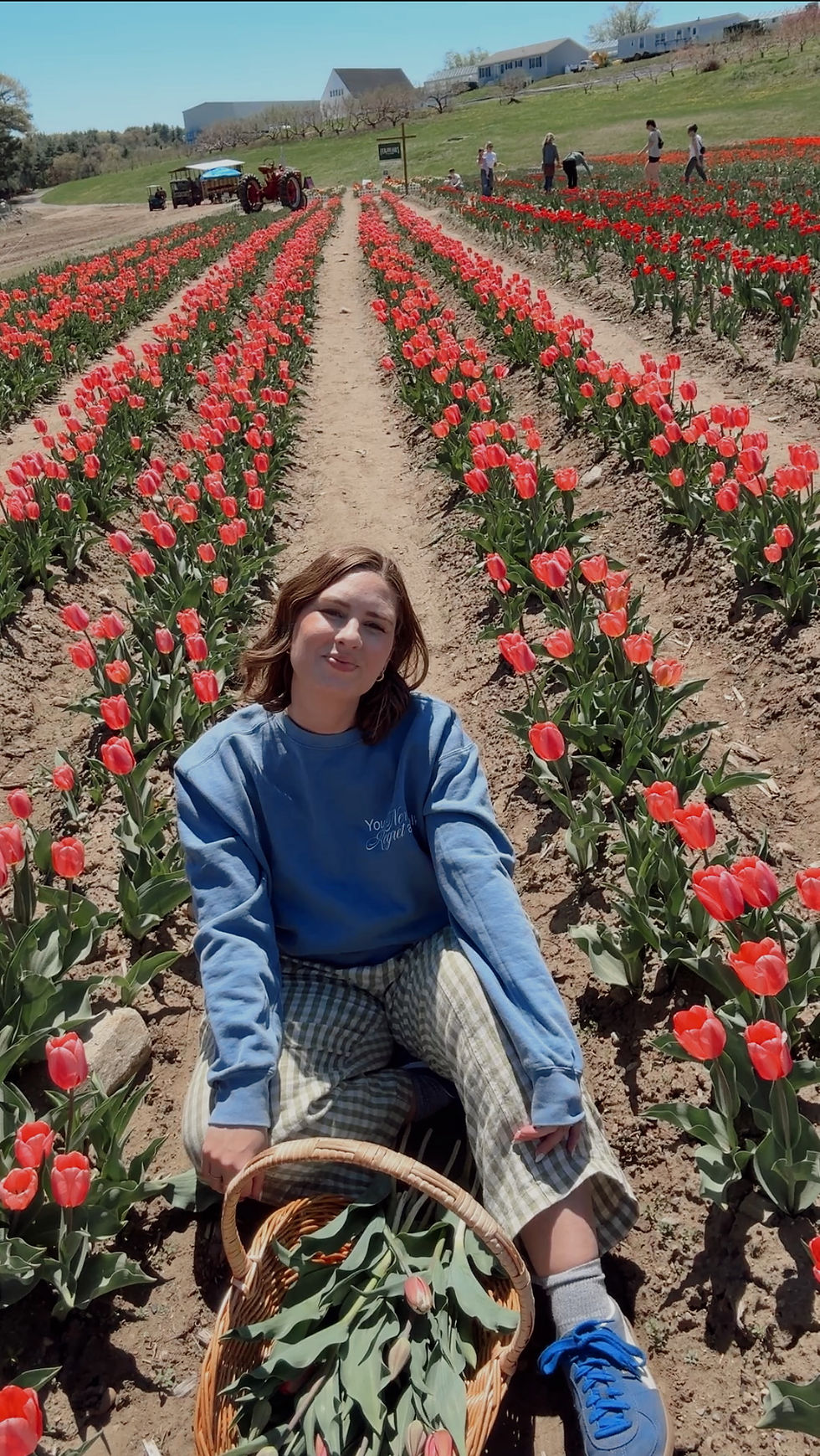 Thumbnail: You Never Regret a Walk Sweatshirt in Slate Blue 