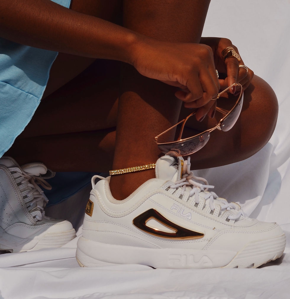 Thumbnail: Tennis Chain Anklet- 2 Layer