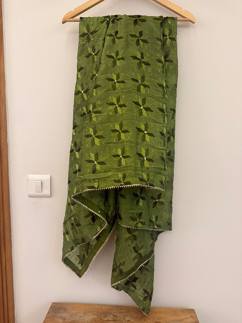 Phulkari Silk Embroidered Dupatta