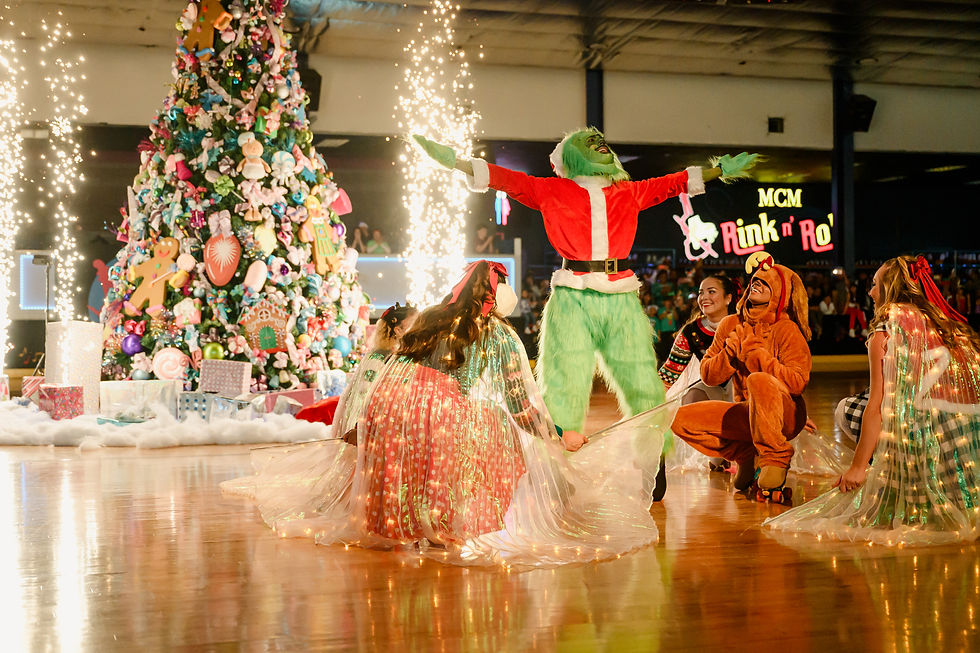 The LA Roller Entertainment Christmas Spectacular is a FREE live skate show ready to dazzle kids and families!