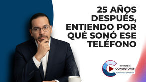 25 años después, entiendo por qué sonó ese teléfono