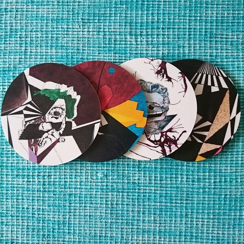 Mixed Coasters 4 pieces