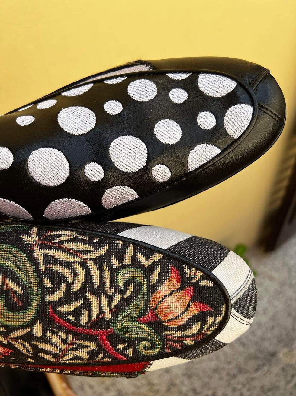 Josefin Liljeqvist vegan loafers made of wine