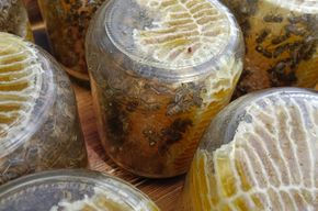 Miniaturbild: Wabenhonig im Glas – Ein Stück Natur, wie die Bienen ihn schaffen