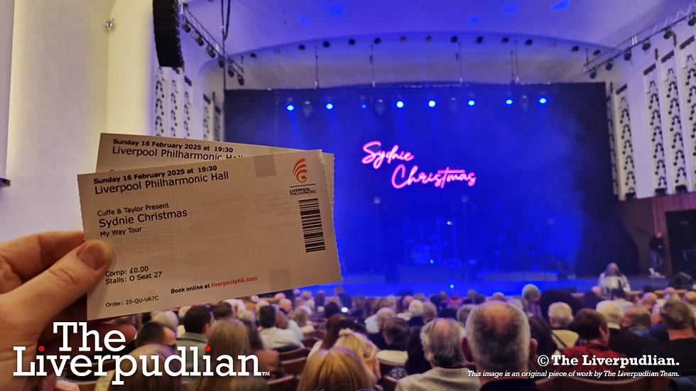 'Sydnie Christmas: My Way Tour' live at The Liverpool Philharmonic Hall in The Georgian Quarter of Liverpool City Centre (Credit: Picture The Music/Supplied/Image was provided to The Liverpudlian with permission to share, courtesy of the Publicist on behalf of their client. We make no claim to this content).