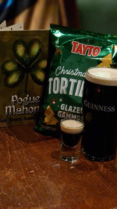 Pogue Mahone Guinness (Credit: The Liverpudlian).