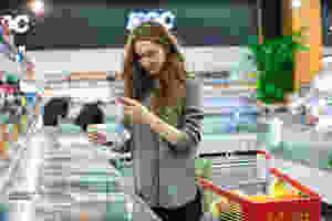 tracking calories supermarket