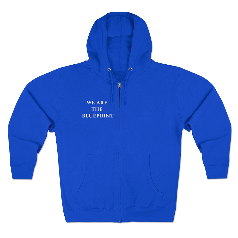 Thumbnail: We Are The Blueprint Men's Zipper Hoodie 