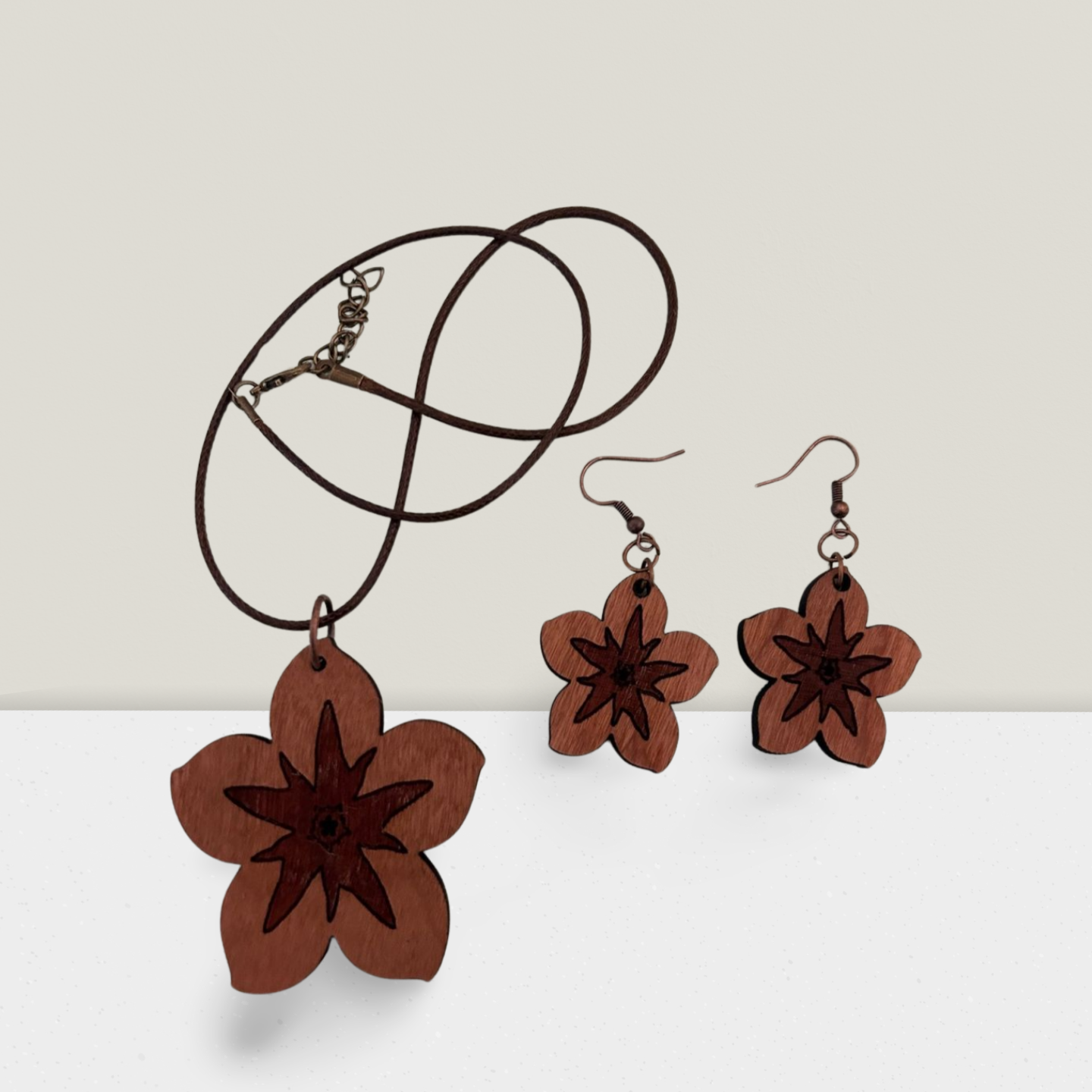 Forget Me Not Earring and Pendant Set