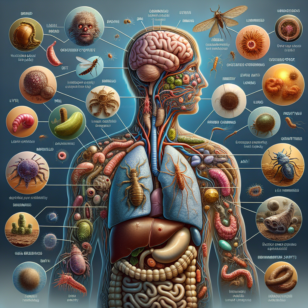 Parasites cause pain, diseases, death