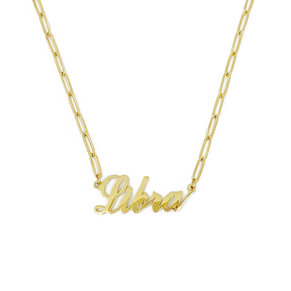 Thumbnail: JUST USA-Annie Zodiac Chain Necklace
