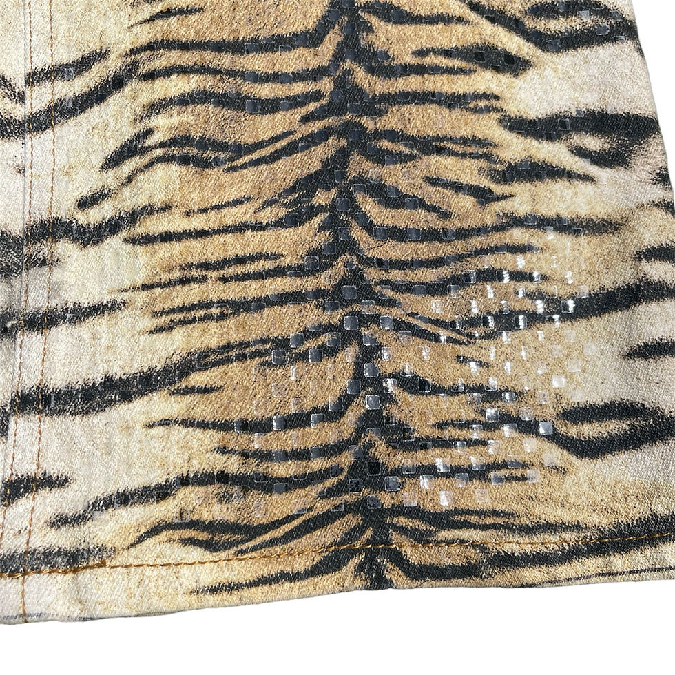 Thumbnail: Vintage Roberto Cavalli Sequin Tiger Pants