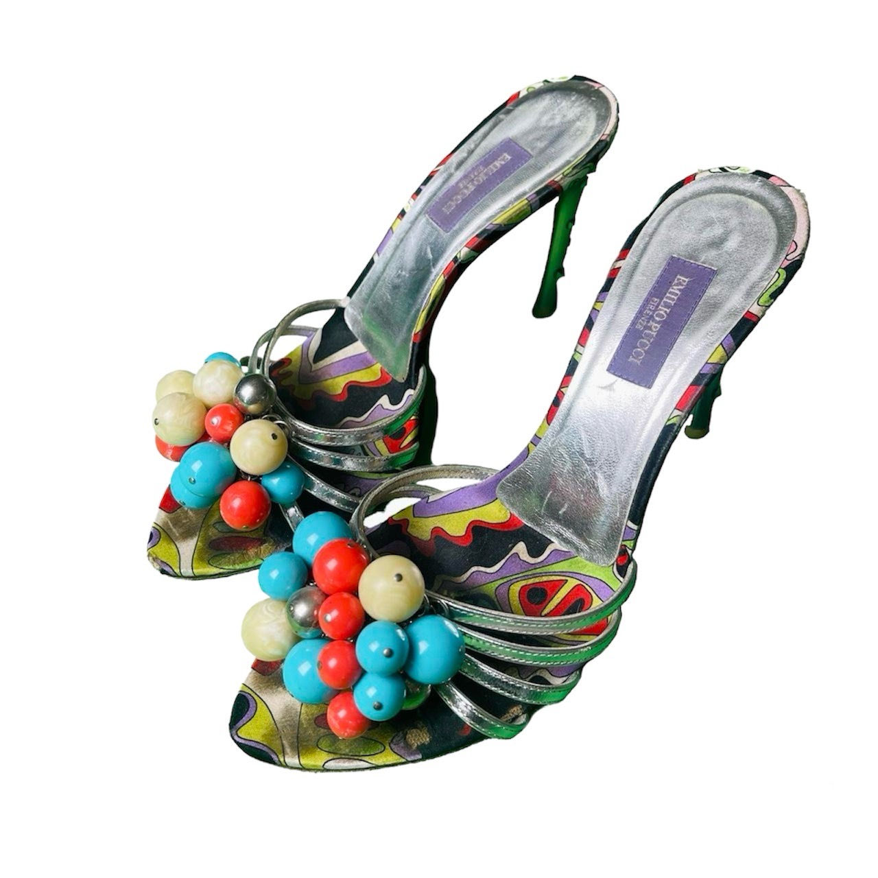 Emilio Pucci Multi Color Heels