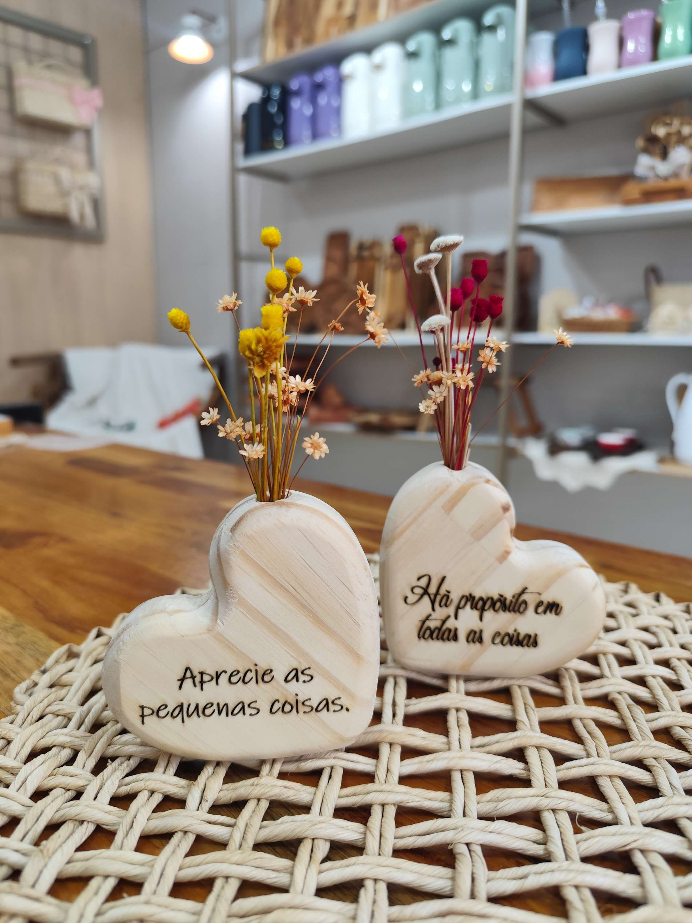 MINI VASINHO CORAÇÃO (Não acompanha flores)