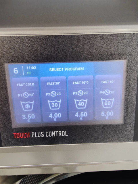 Washing program selection