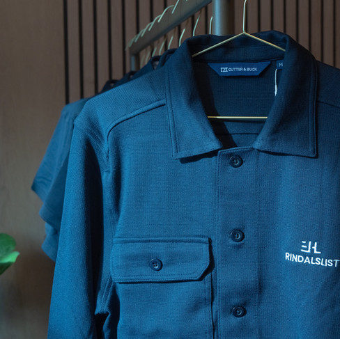 overshirt med logo