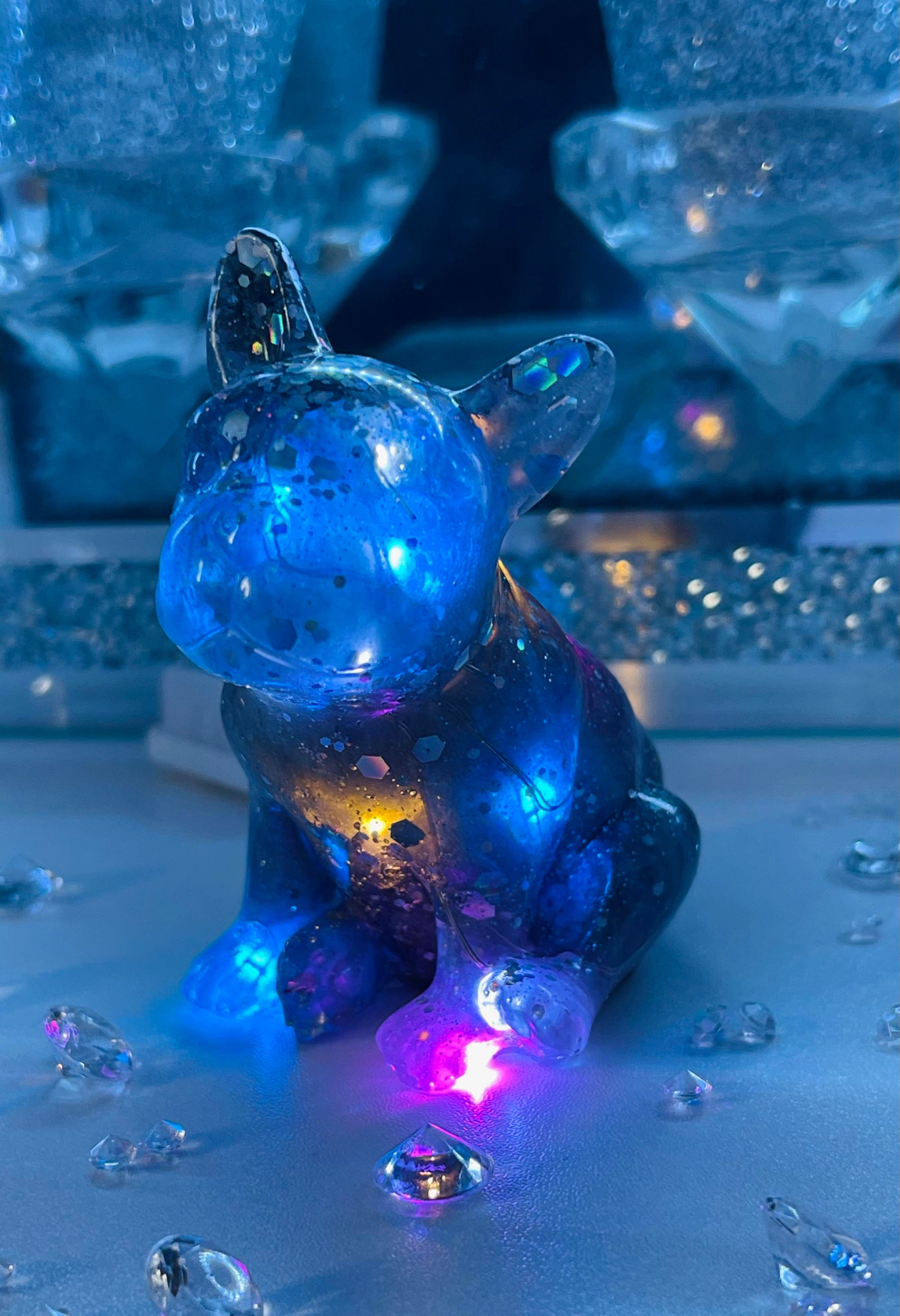 Light Up Sitting French Bulldog