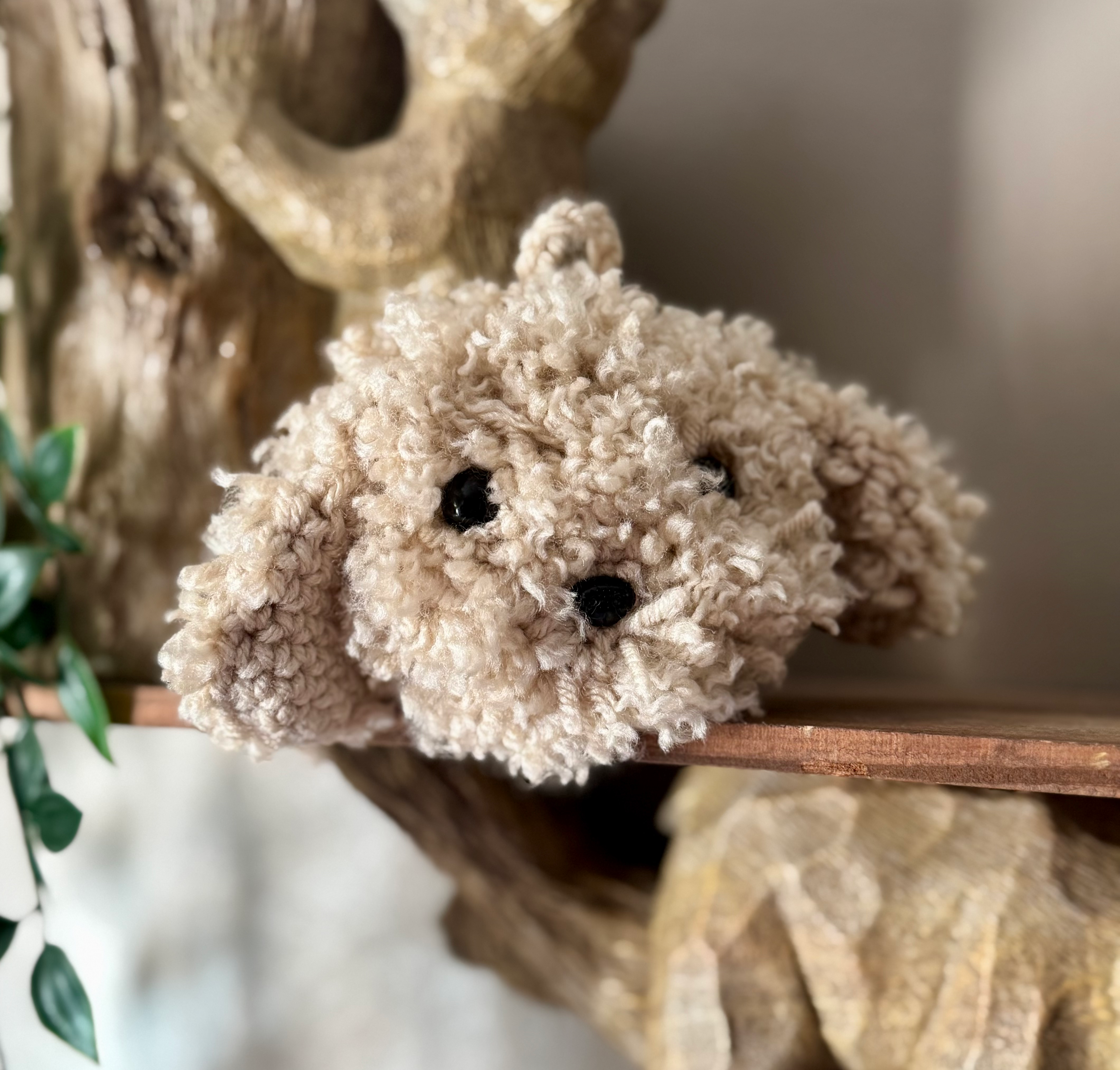 Cockapoo crochet bauble