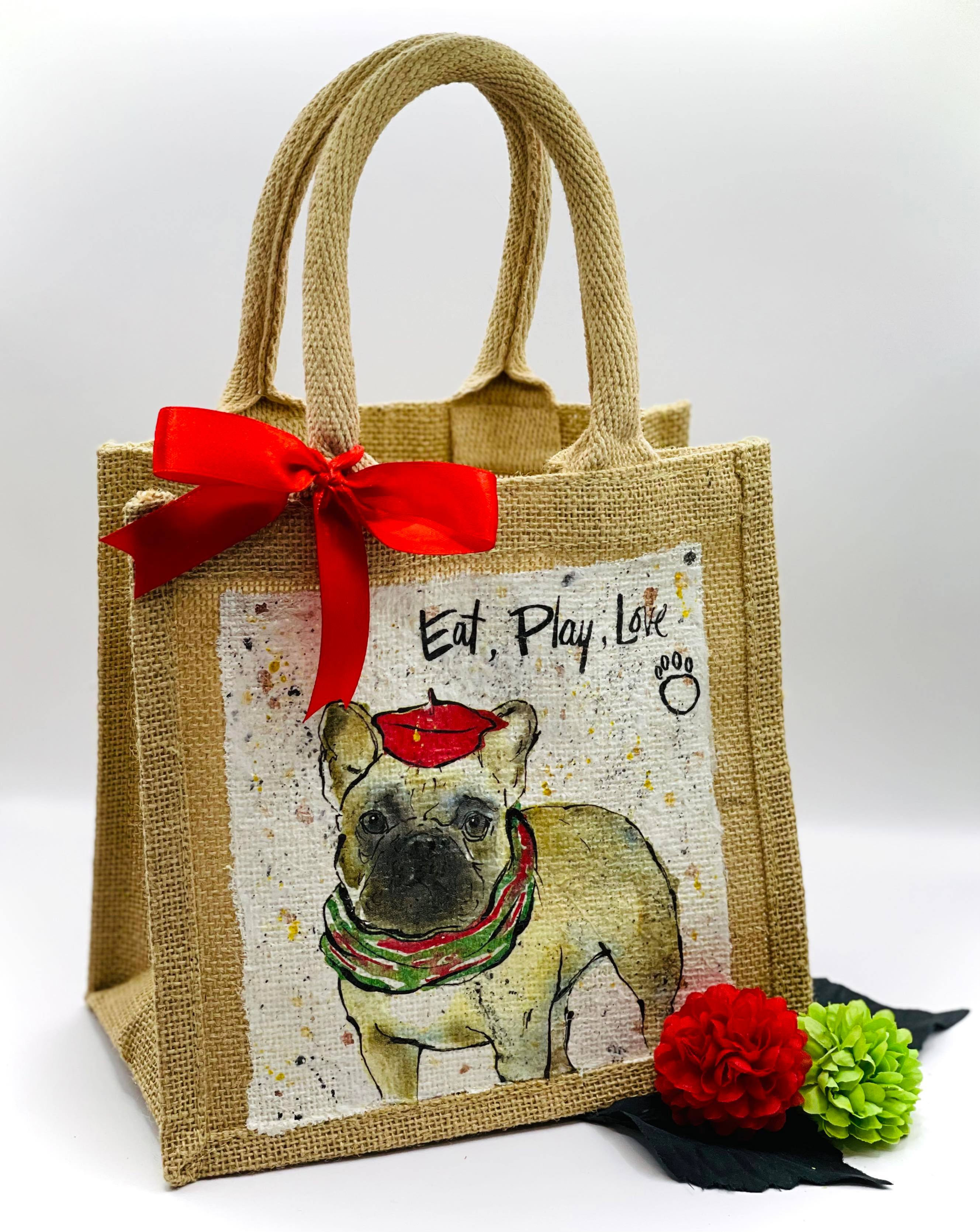 Gorgeous French Bulldog Jute Bag
