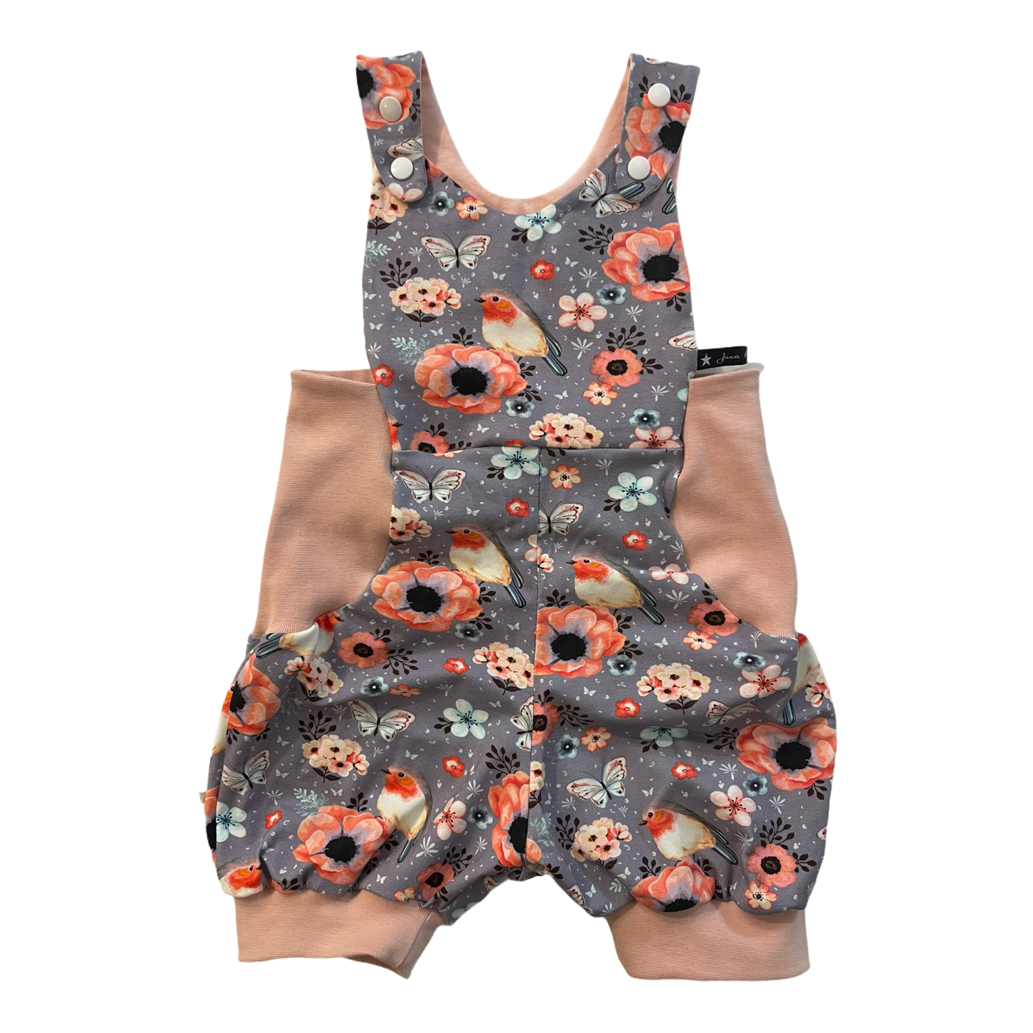 Latzshorts "FlowerGarden"