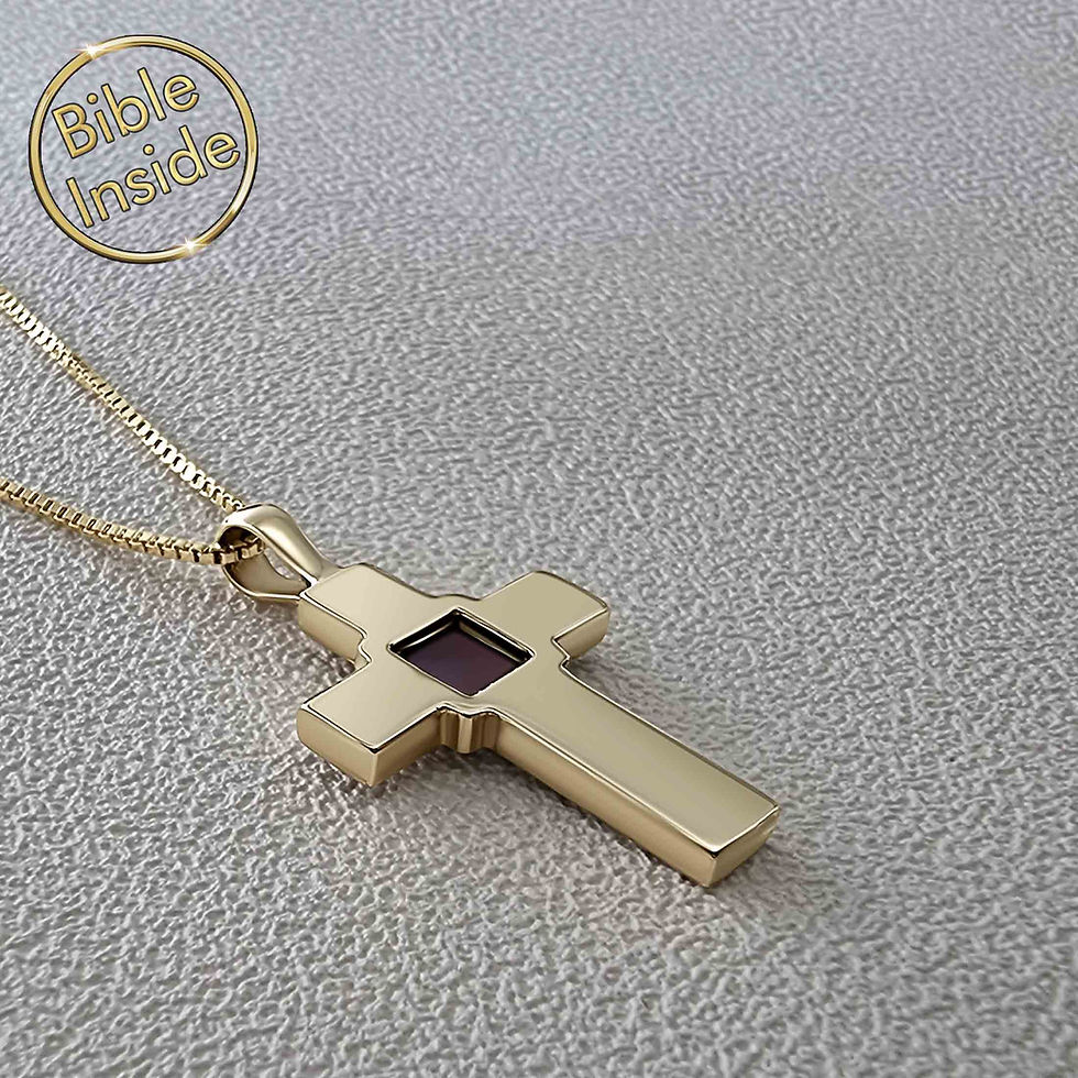 Thumbnail: Cross Necklace With the Entire Bible