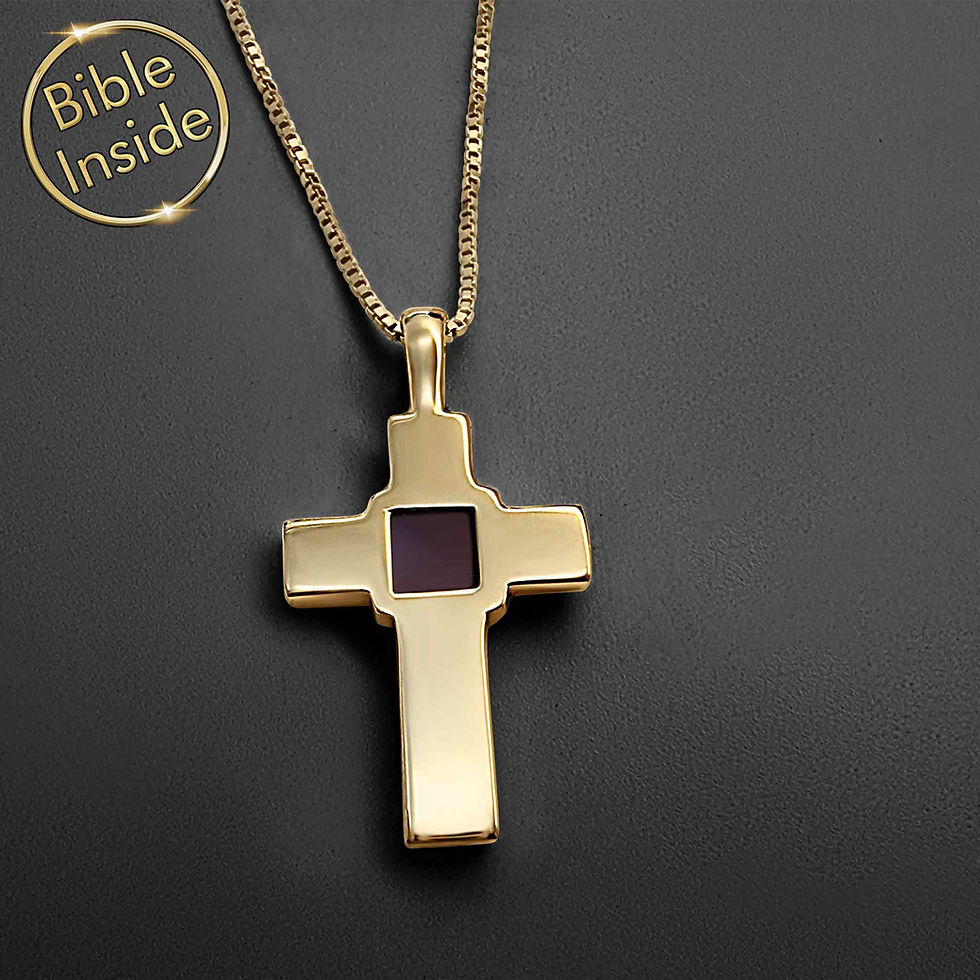 Thumbnail: Cross Necklace With the Entire Bible