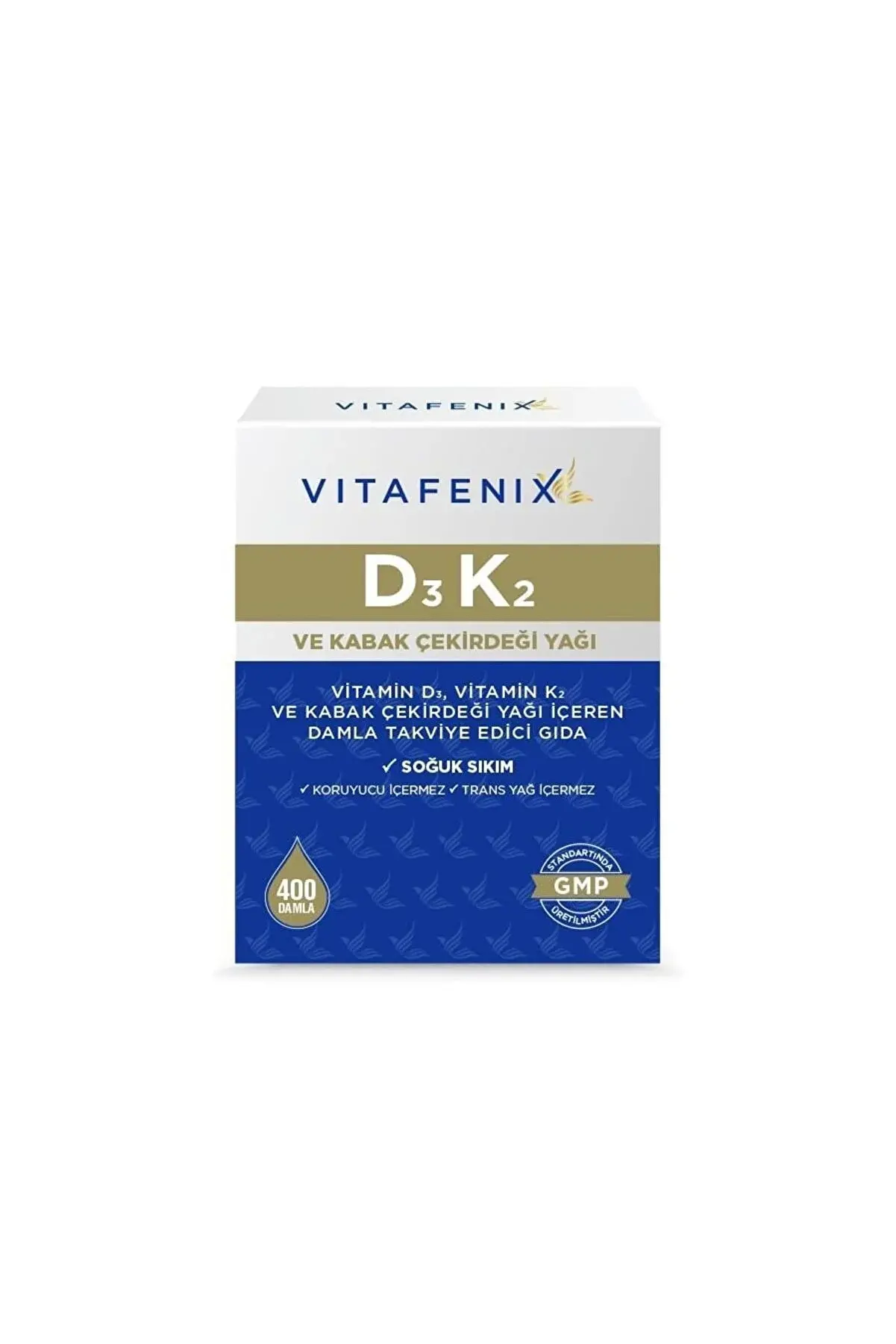 Vitafenix D3k2 Ve Kabak Çekirdeği Yağı Içeren Takviye Edici Gıda D3 Vitamini / K