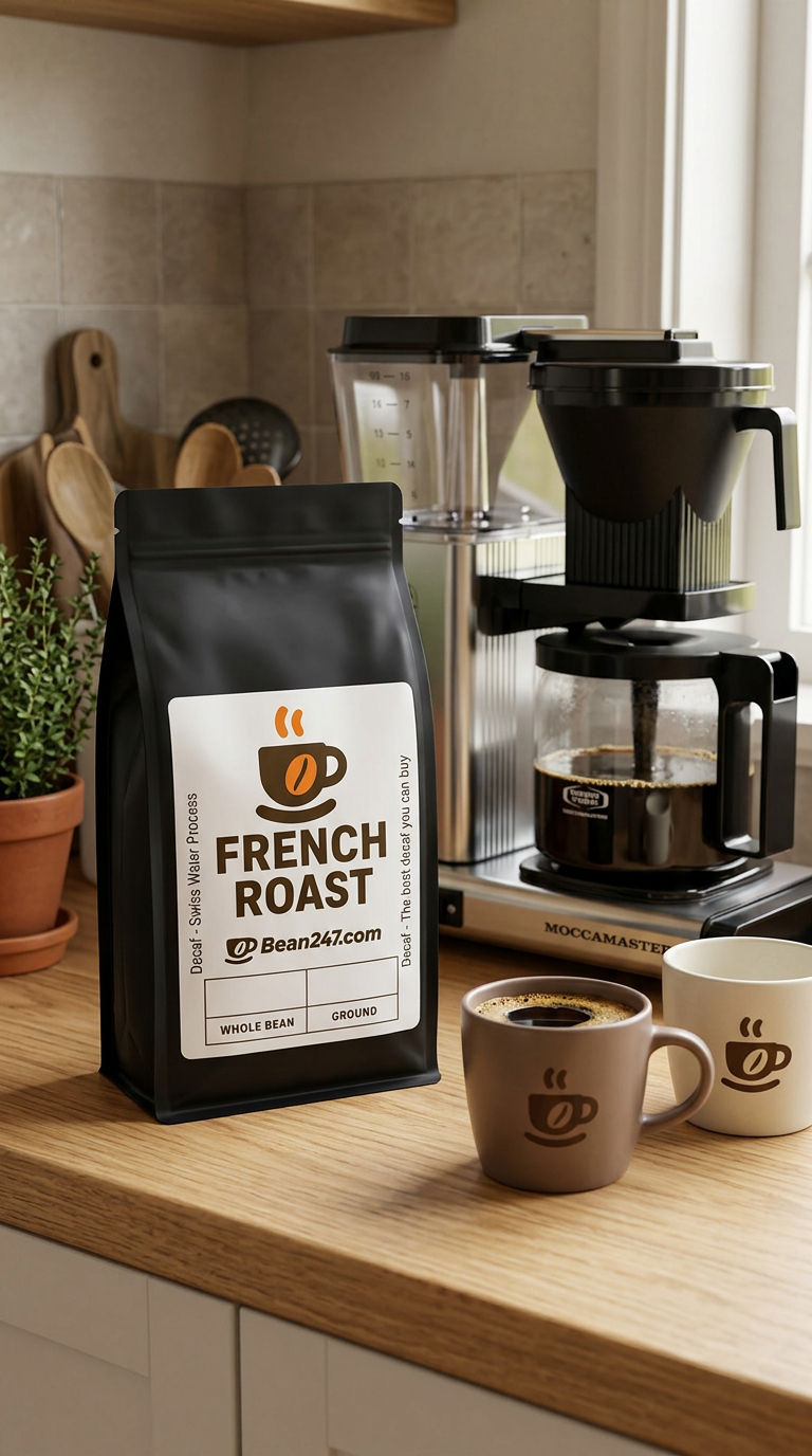 Thumbnail: Decaf French Roast Coffee Bean 247.com