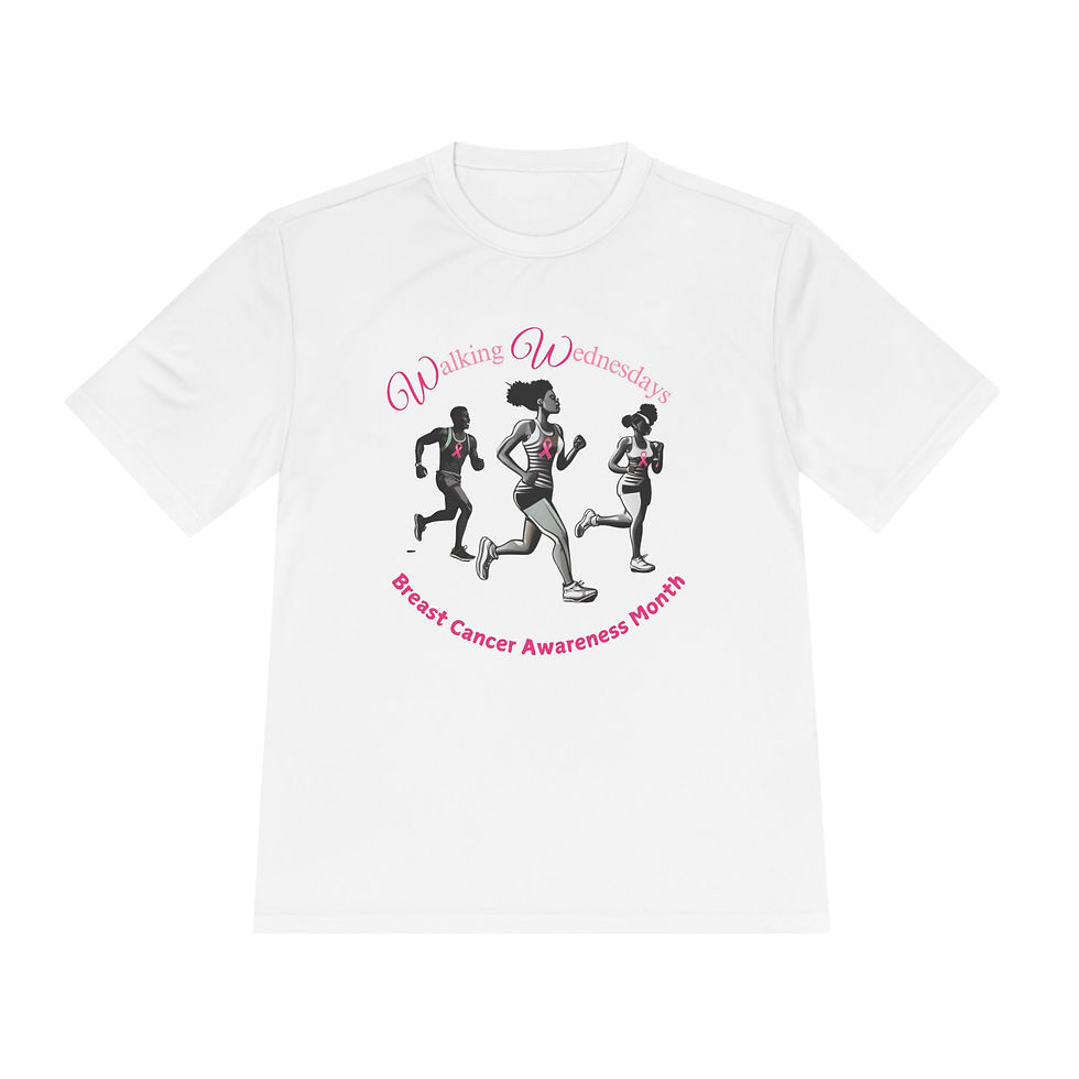 Breast Cancer Awareness - Walking Wednesdays Unisex Moisture Wicking Tee