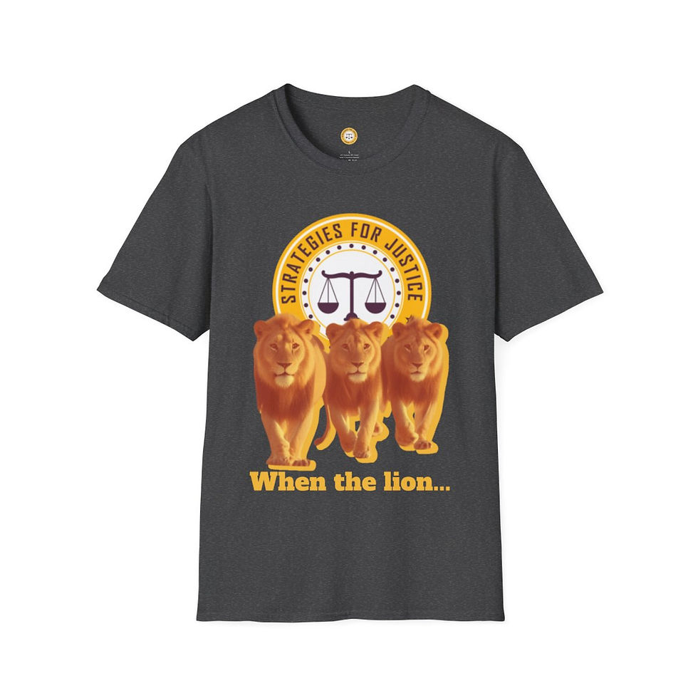 Thumbnail: SFJ 5th Anniversary- Lion tells the story-Unisex Softstyle T-Shirt