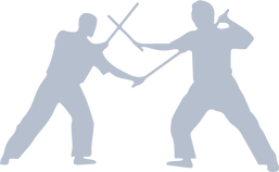 sword fighting silhouette