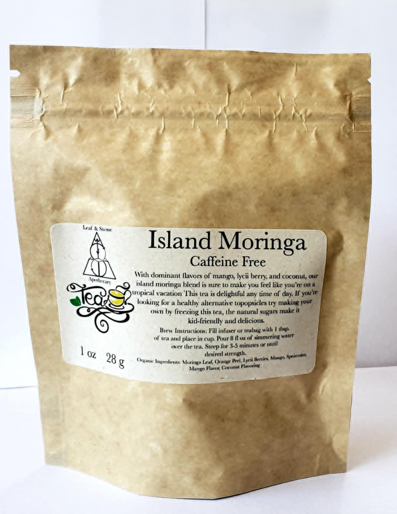 Island Moringa Loose Leaf Herbal Tea Blend