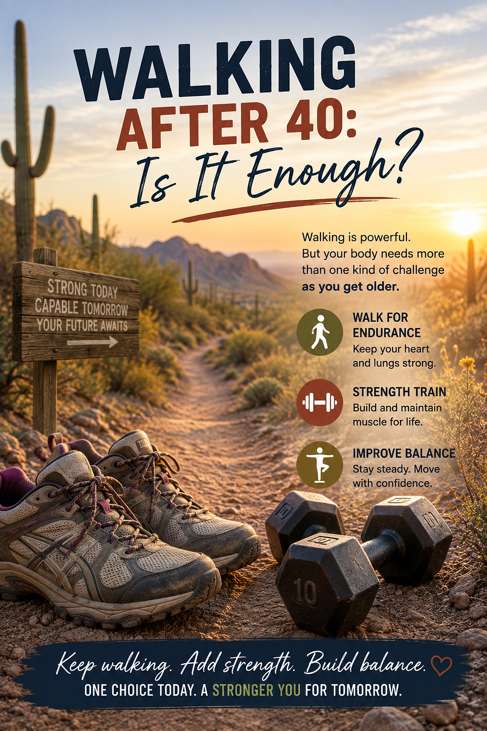 Walking After 40: Is It Enough?
