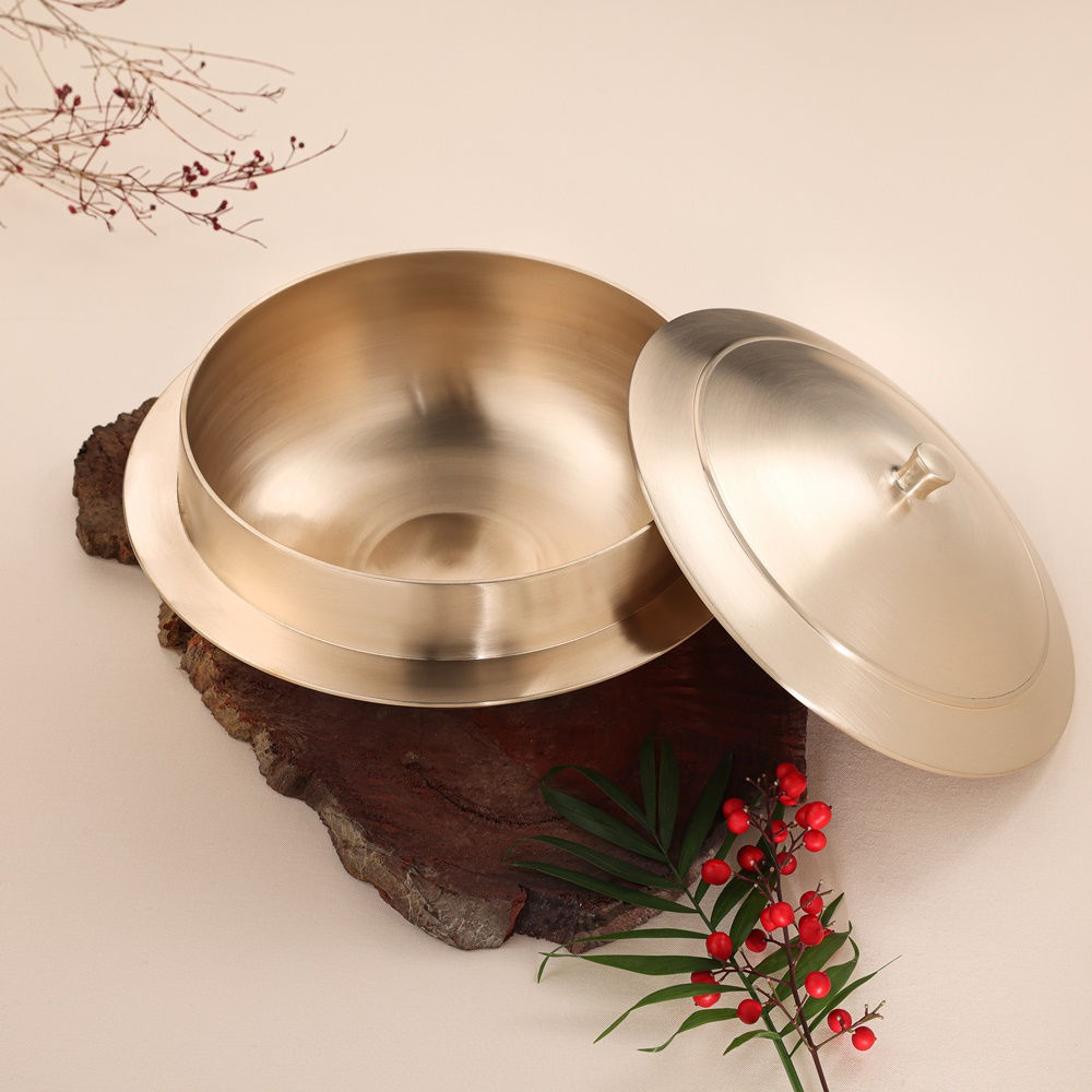 프리미엄 모던 방짜 유기 직화 가마솥 밥솥