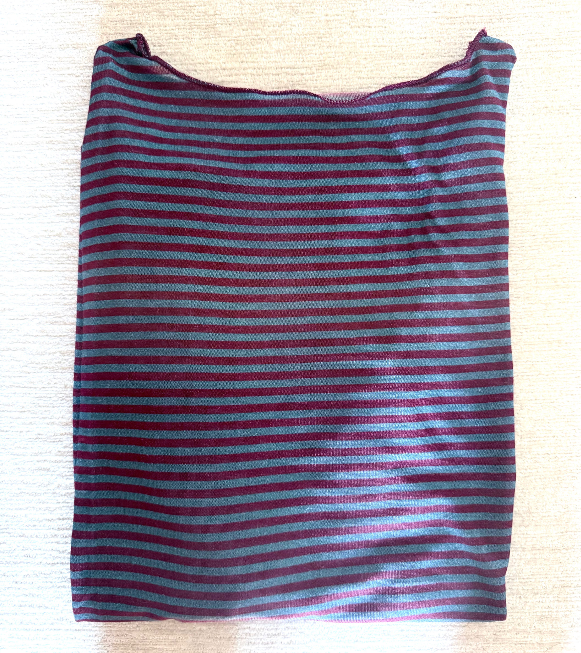 SottoPull Riga Polvere/Borgogna