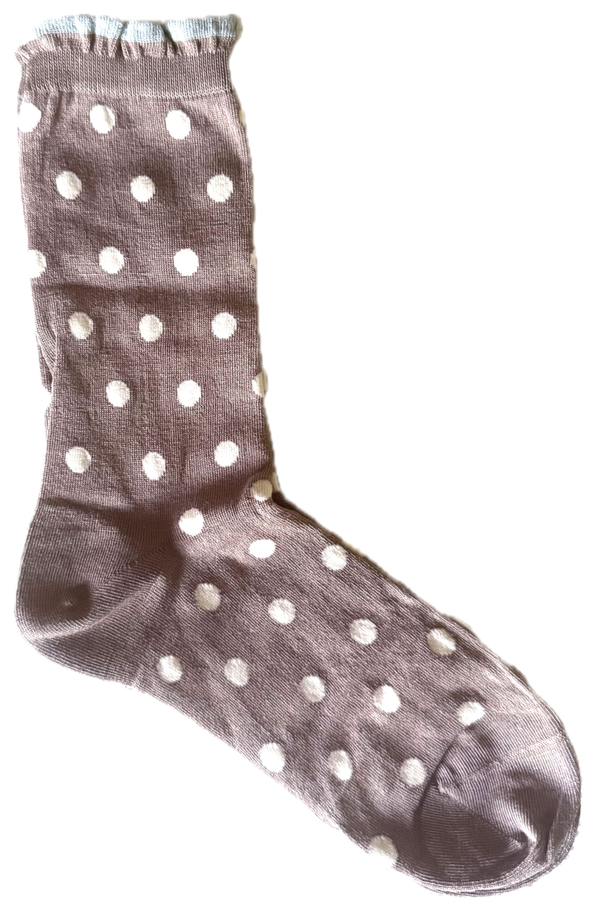 Calzini Pois Cafè Olè profili polvere