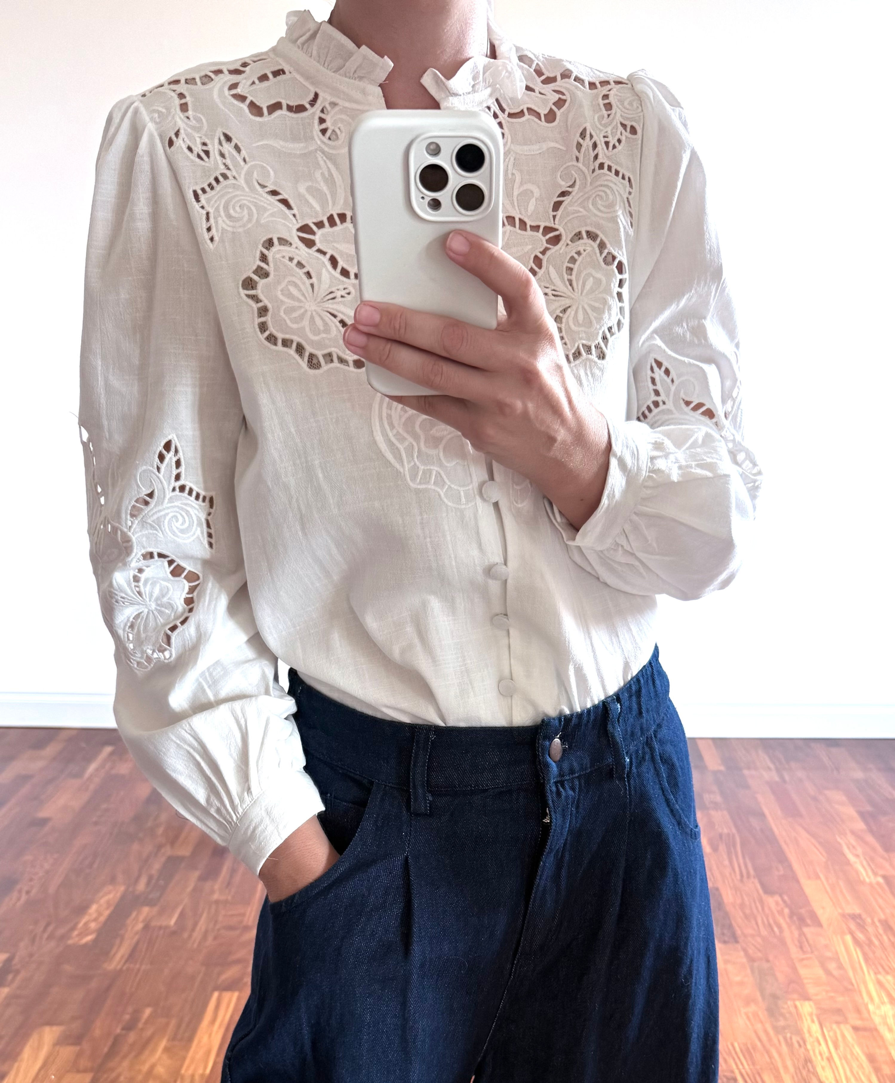 Camicetta in pizzo Aislin 🌸🤍