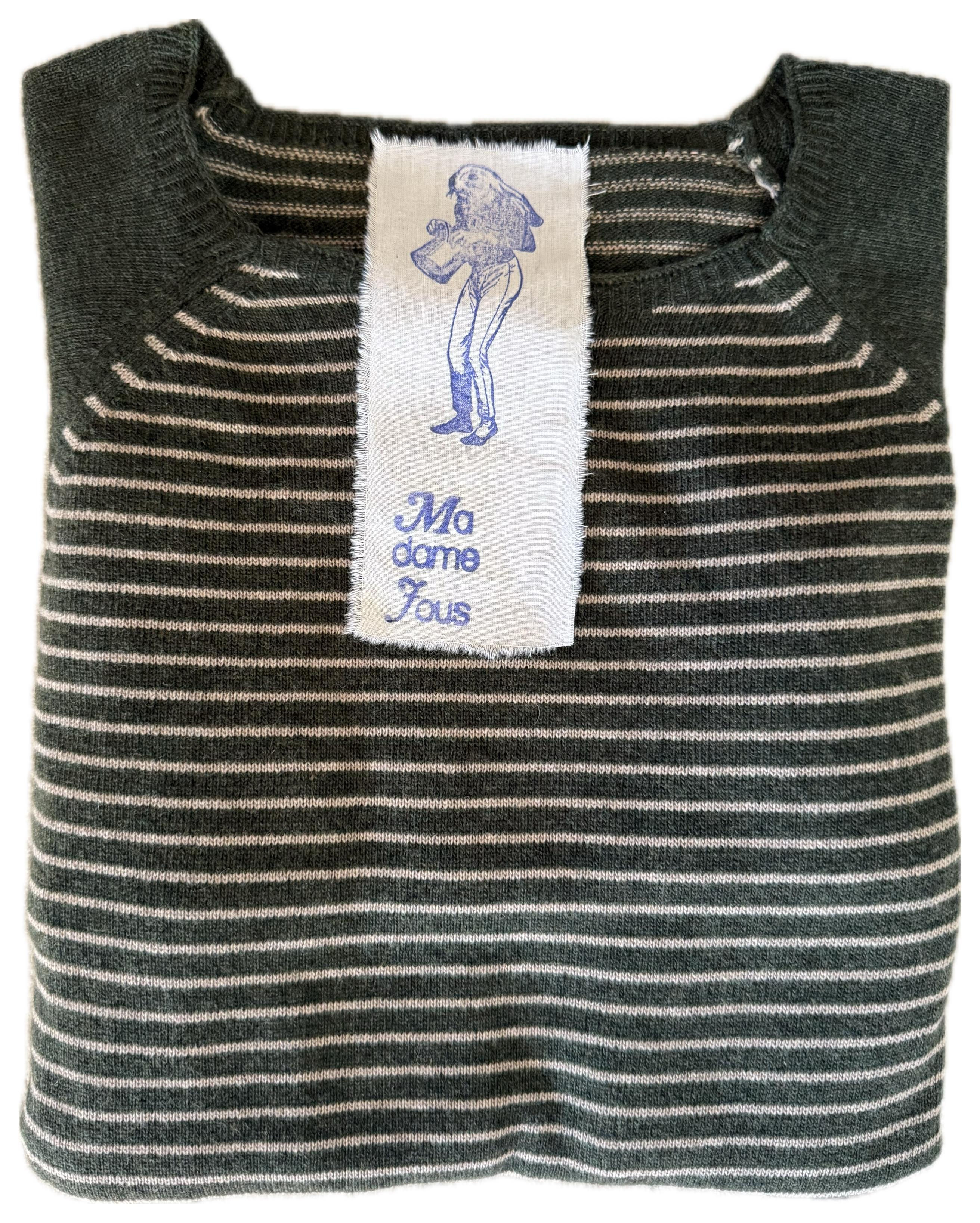 Ubaldo Riga Verde Bosco/Rosa Beige contrasto Celeste