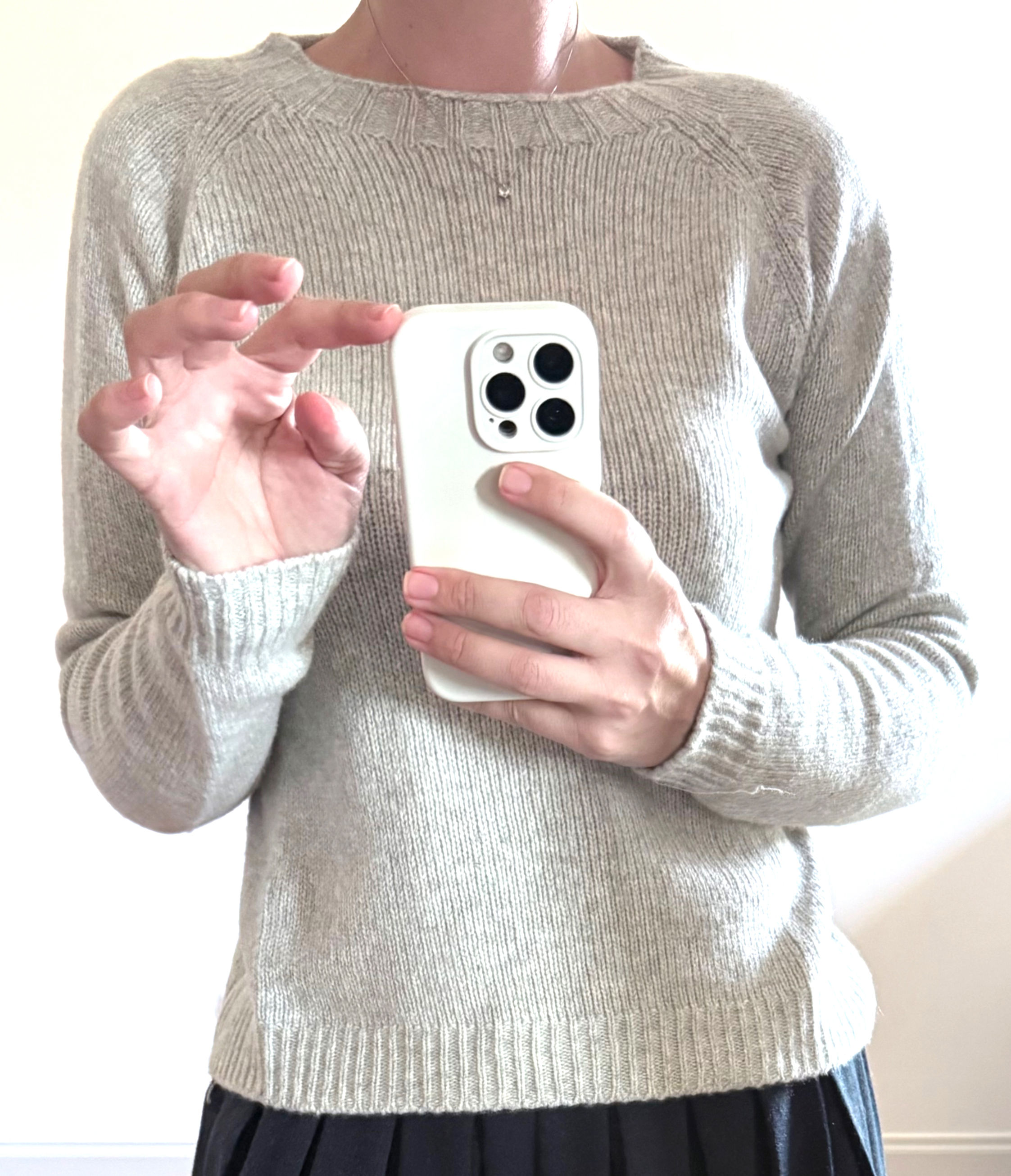Pullover Callisto toni del Grigio Melange