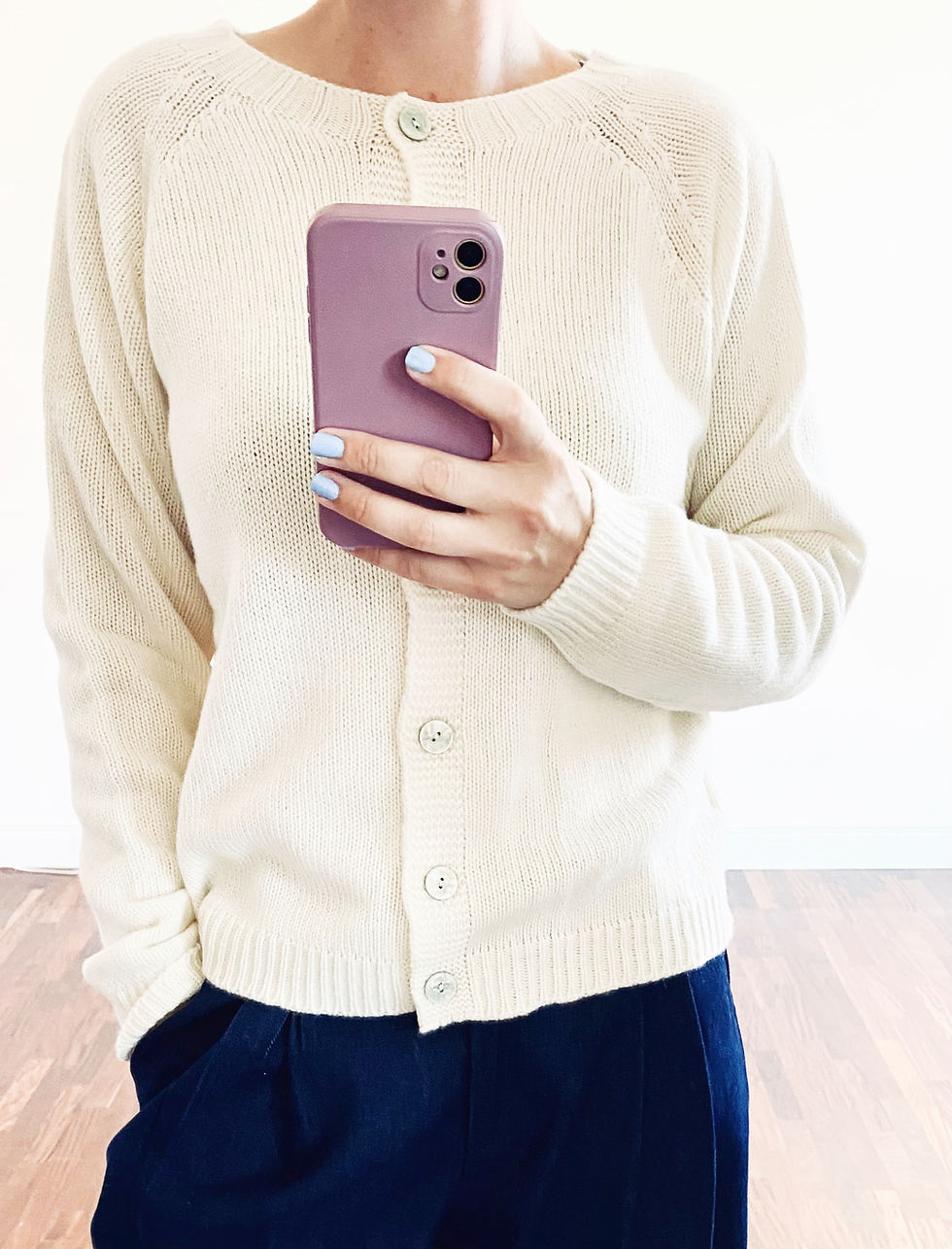 Cardigan Bianco Caldo