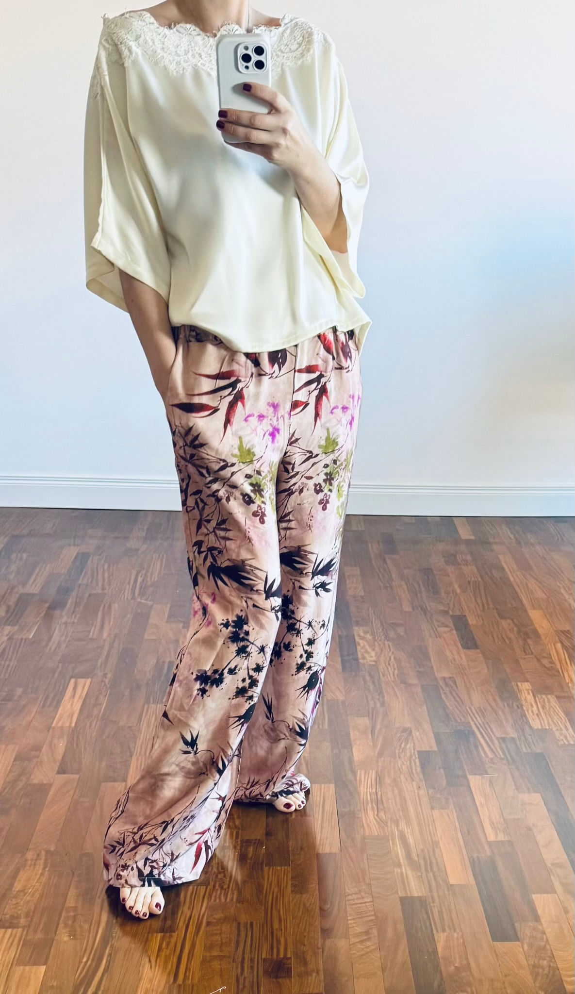 Pantalone Peonia in Viscosa