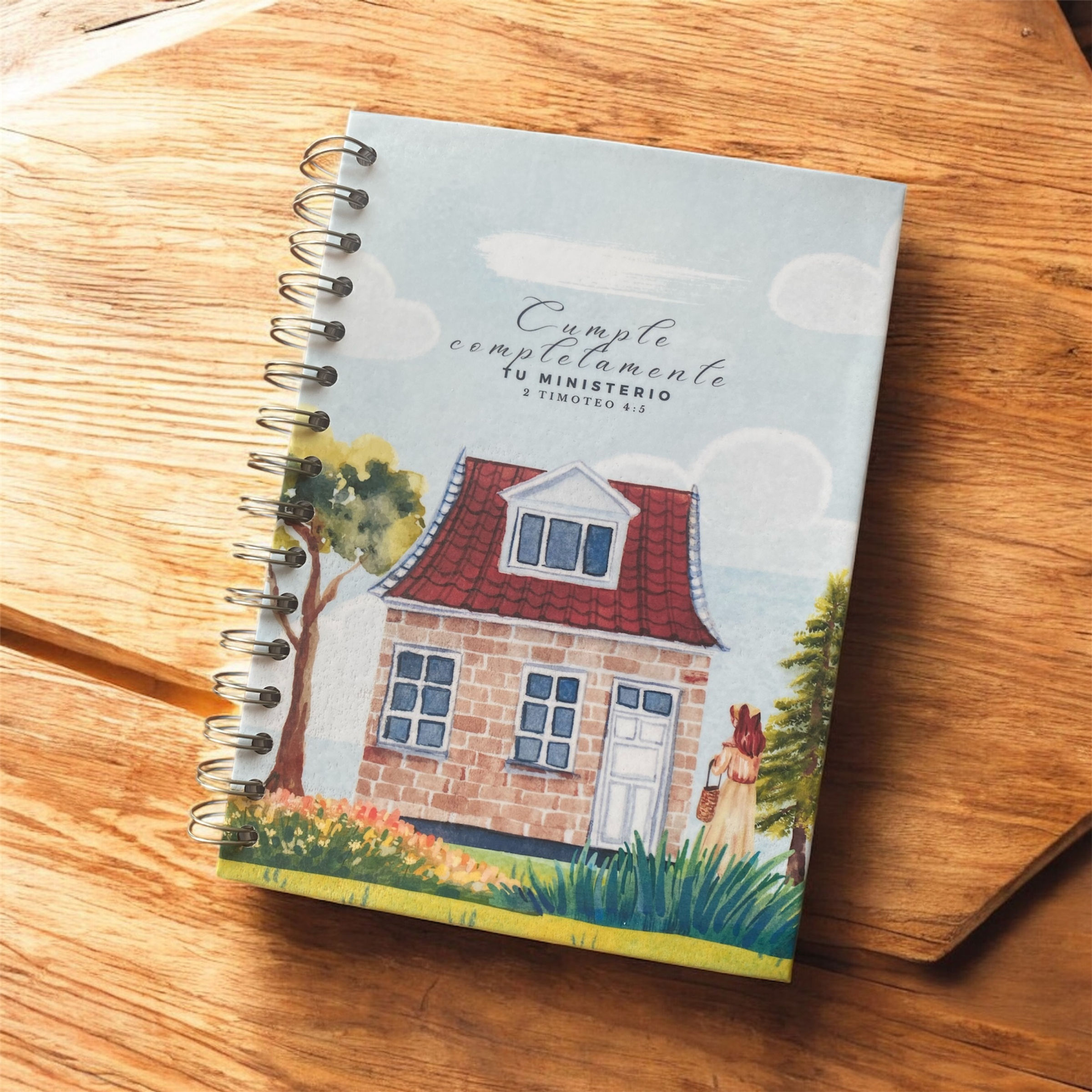 Cuaderno Escuela de Precursores - Modelo "Ministerio en Acuarela"