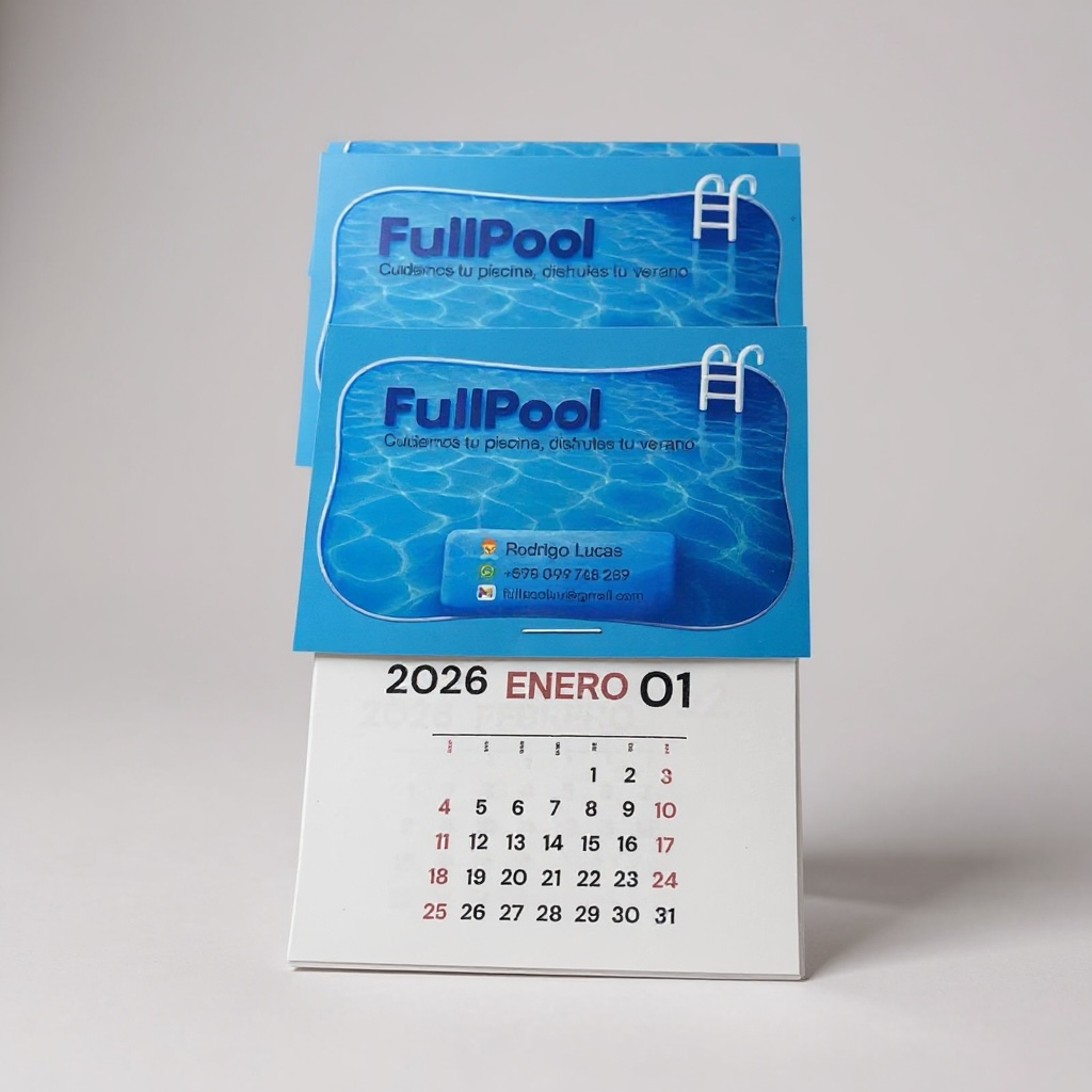 Imanes con calendario personalizados pack x100 / x300 / x500
