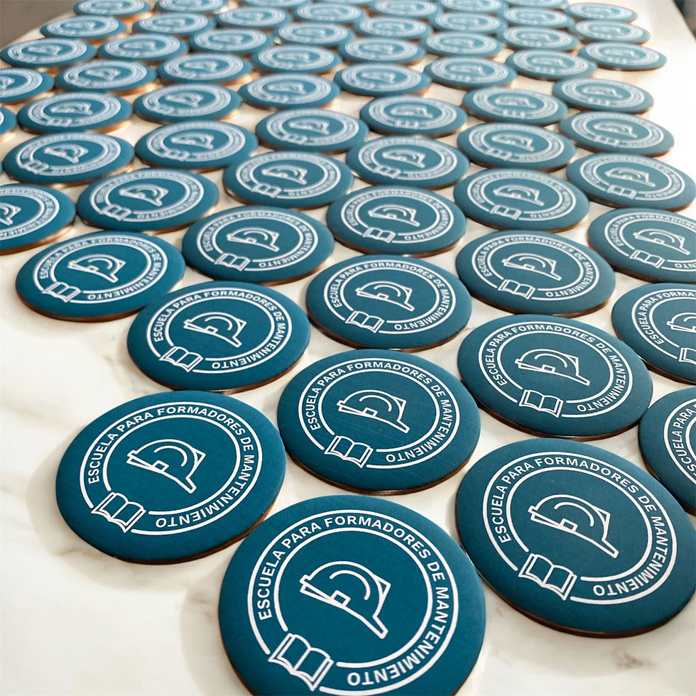 Miniatura: Pack de Chapas Pin Personalizadas (56mm) - Souvenir Teocrático