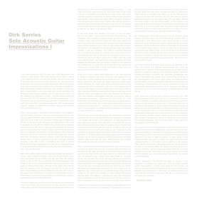 SOLO ACOUSTIC GUITAR IMPROVISATIONS I | Dirk Serries