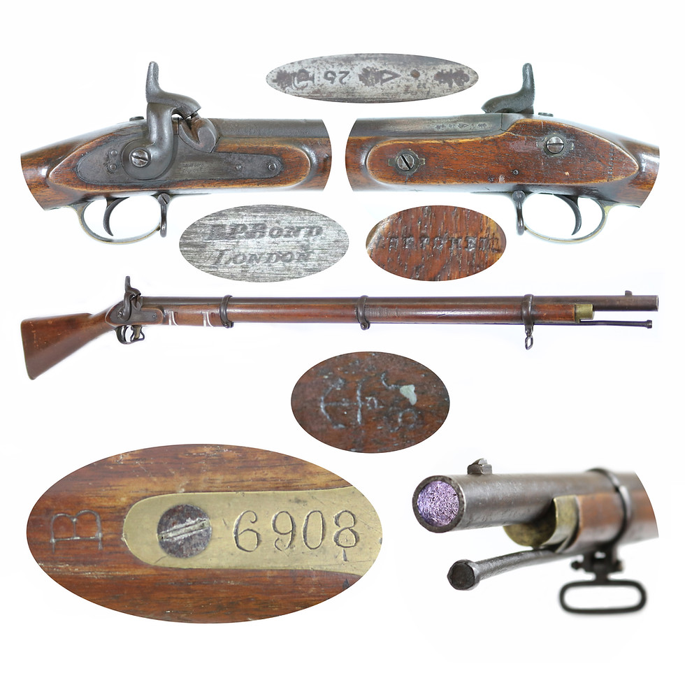 Thumbnail: Confederate Inventory Numbered P1853 Rifle-Musket by E.P. Bond