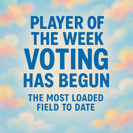Player of the Week Voting(11/17/25)
