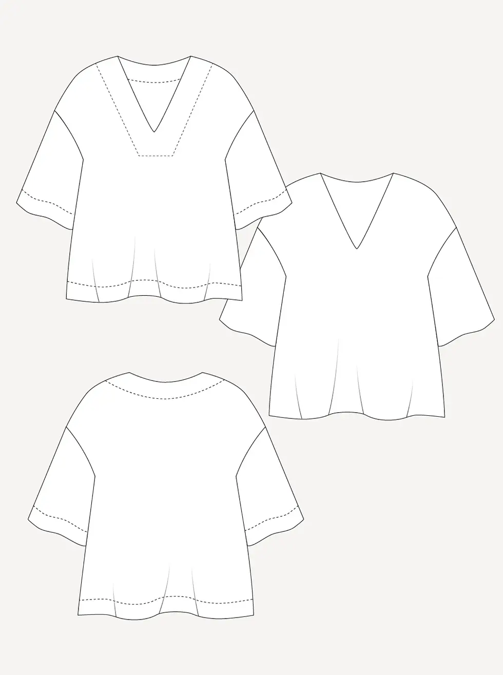 Thumbnail: The Avid Seamstress - V-Neck Top