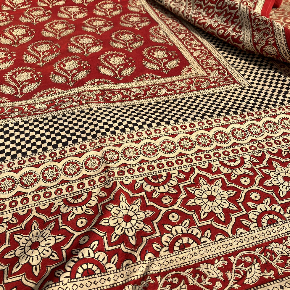 Thumbnail: Block Printed Tablecloth - Anja